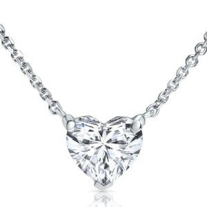 1 Carat  Certified(IGI) Lab Grown Heart-Shaped Diamond Pendant